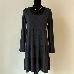 Sonoma Maternity Tiered Dress | Long Sleeve | Size S | Soft Cotton Blend Comfort
